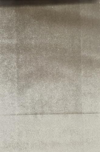 Velvet, Heavy Weight Upholstery, 59" Wide Luxurious Upholstery Royal Velvet Fabric by The Yard, (Taupe) - color: Taupe
