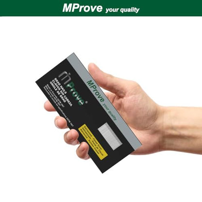 MProve Heavy Duty 18-Guage 3/8in (10mm) Electro-Galvanized Brad Nails [5,000 Nails] - size: 3/8in (10mm)