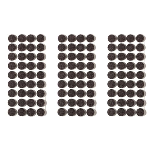 Furnigear Felt Furniture Pads for Hardwood Floors - Self Adhesive Chair Felt Pad, Floor Protector for Furniture Feet, Furniture Sliders Moving Furniture Smoothly, Anti Scratch 108 Pcs 5/8" Round Brown - color: Brown - Round, size: 5/8" Round 108pcs
