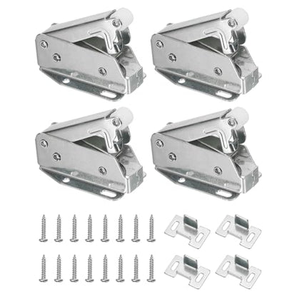 PATIKIL Automatic Spring Latch 4 Pcs with Screws for Cabinet/Drawer