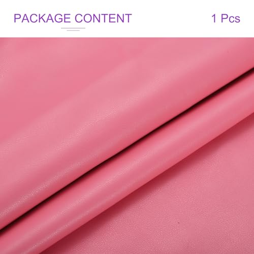 DMiotech 1 Pack 14 Inch x 53 Inch Faux Leather Sheet Furniture Cover Napa Skin Rose Red PU Leather Roll for Handmade DIY Craft Projects - color: Rose Red