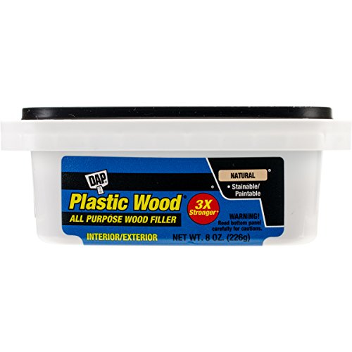 DAP 08135 8 Oz Natural Plastic Wood Carpenter's Latex Wood Filler