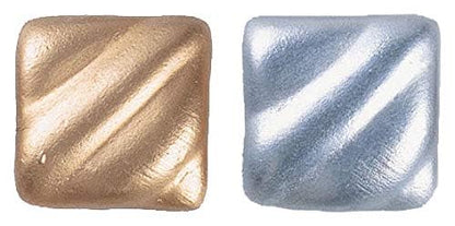 Rub-N-Buff 2 Color Assortment with Premium Buffing Cloth (Silver Leaf, Gold Leaf)