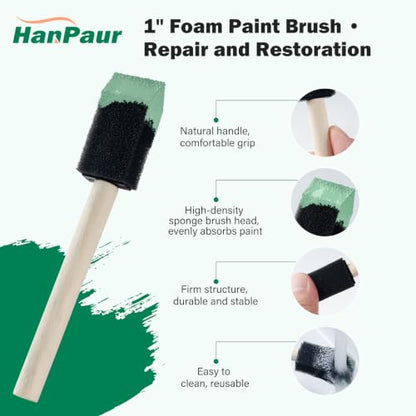 4 Inch Microfiber Paint Roller Kit, 42 Piece, 3/8" Nap - size: 4 Inch Microfiber Paint Roller Kit, 42 Pack