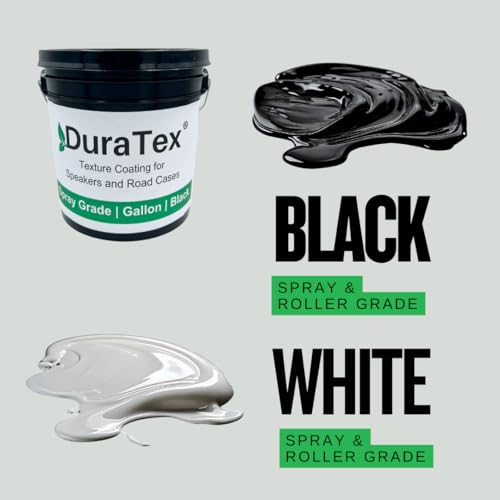 DuraTex® Speaker Cabinet Coating Roller Grade Kit | Texture Coating for Speaker Cabinets, Road Cases, Metal & Furniture | Roller Application | Water-Based Finish | Professional Speaker Cabinet