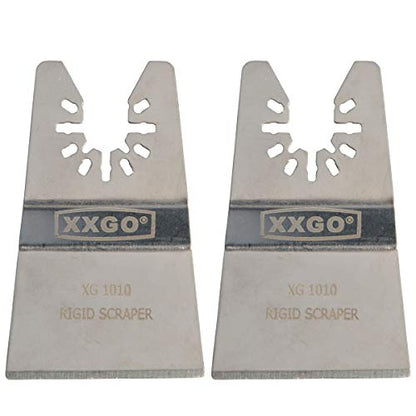 XXGO 2 Pcs Rigid Multi Tool Scraper Blades for Removing Caulking Paint - size: Multi Tool Scraper Blade - 2 Pcs