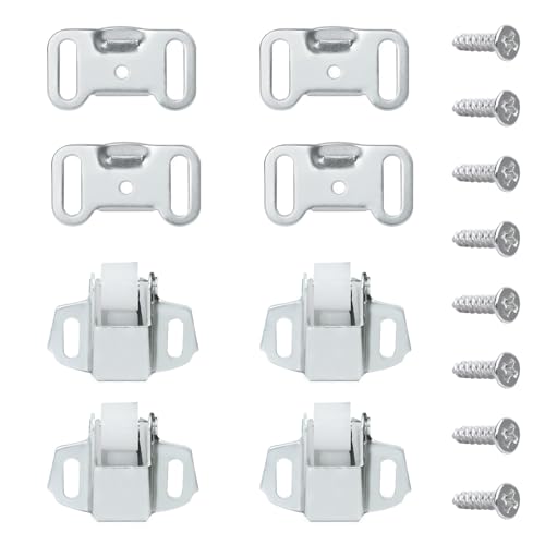 4 Pcs Mailbox Replacement Roller Catch Latch for Mailbox Cabinet RV