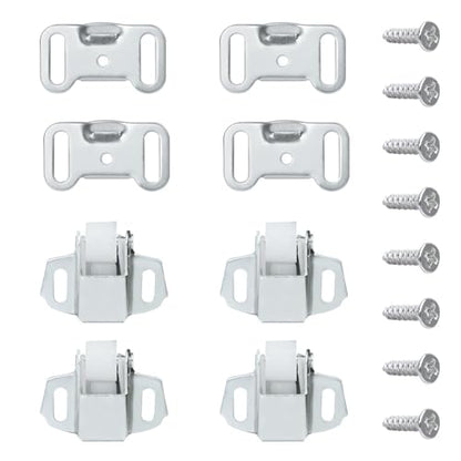 4 Pcs Mailbox Replacement Roller Catch Latch for Mailbox Cabinet RV