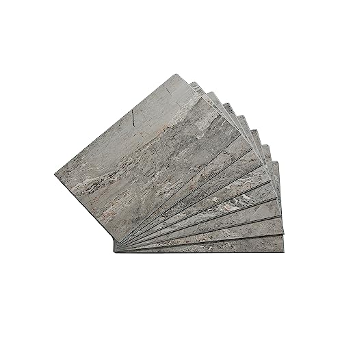 Palisade 25.6 in. x 14.8 in. Vinyl Wall Tiles in Spanish Marble (8 Pack) - color: Spanish Marble, size: Case of 25.6 in. x 14.8 in. Tiles