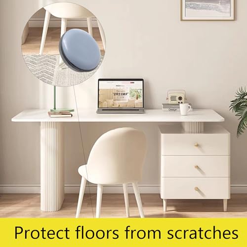 24pcs 7/8" Nail on Furniture Glides Sliders for Wooden Furniture, Furniture Sliders Pads Teflon Furniture Glides Chair Leg Pads Floor Protectors PTFE Moving Furniture Glides - size: 0.87"-24pcs