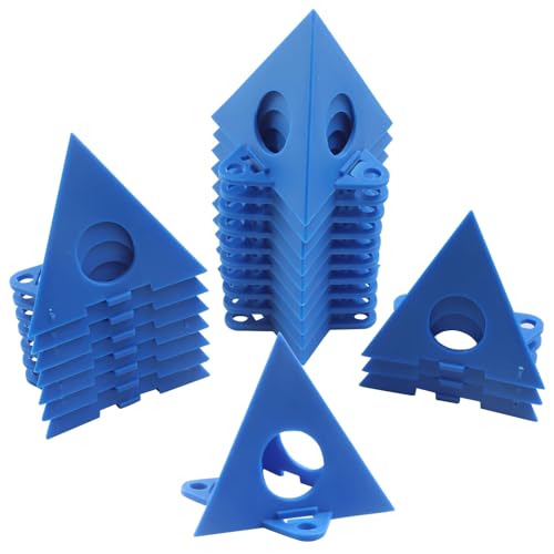 50pcs Painters Painting Pyramid Stands, Blue - color: blue