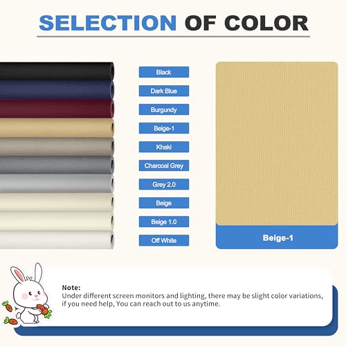 KING MOUNTAIN Canvas Repair Patch 16×30 Inch Self-Adhesive Waterproof Fabric Patch for Sofas, Tents, Furniture,Tote Bags, Car Seats (Beige-1) - color: Beige-1, size: Canvas-16"W×30"L