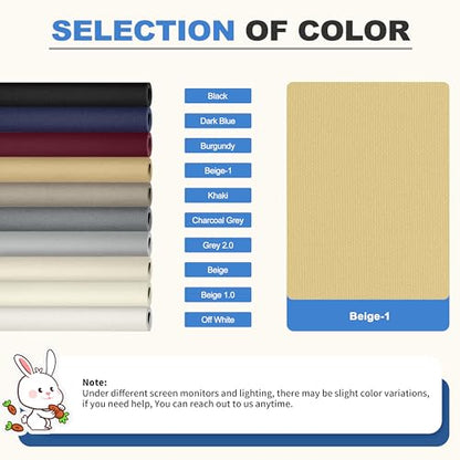 KING MOUNTAIN Canvas Repair Patch 16×30 Inch Self-Adhesive Waterproof Fabric Patch for Sofas, Tents, Furniture,Tote Bags, Car Seats (Beige-1) - color: Beige-1, size: Canvas-16"W×30"L