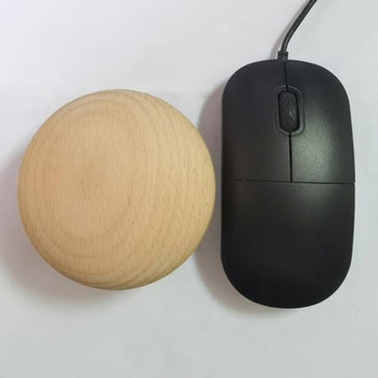 3 Inch Big Wooden Knobs for Cabinets and Drawers Natural Wood Large Round Knobs Unfinished Cabinet Furniture Drawer Knobs Pulls Handles with Screw 2 Pack (3 Inch) - size: 3 Inch