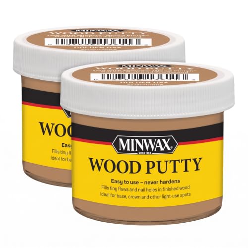 Minwax Wood Putty, Golden Oak, 3.75 oz. (Pack of 2) - color: Golden Oak, size: 3. 75 oz. (Pack of 2)