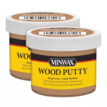 Minwax Wood Putty, Golden Oak, 3.75 oz. (Pack of 2) - color: Golden Oak, size: 3. 75 oz. (Pack of 2)