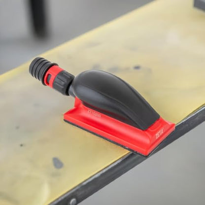 ZETA Dust-Free Multi Hole Vacuum Hand Sanding Block - Hook & Loop Backing (2.75" x 5") - size: 2.75" x 5"