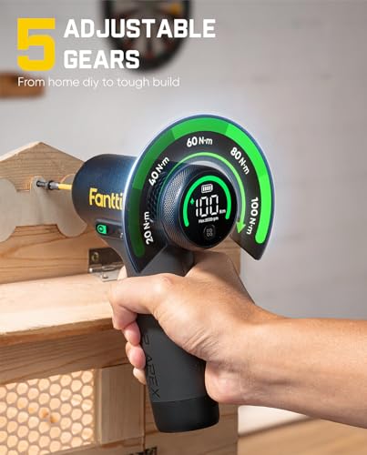 Fanttik REX K2 APEX Impact Driver, Brushless Impact Driver Kit