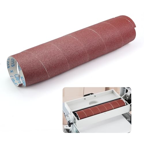 SCOTTCHEN Cloth Backed Drum Sander Sandpaper Rolls,3 Inch x 35 Feet,60 Grit, Ready-to-Wrap Ready-to-Cut Aluminum Oxide Sandpaper,Abrasive Paper Roll for Metalworking, Woodworker, Furniture Repair - style: 60grit