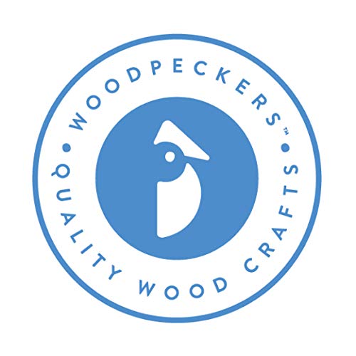 Woodpeckers British Wood Knobs 2 inch, Pack of 25 Unfinished Round Wooden Knobs for Crafts, Dresser Drawers, Cabinets, and Furniture - size: 2 Inch