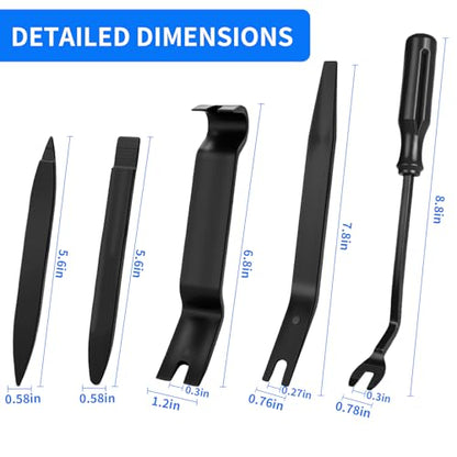 5 Pcs ﻿Auto Trim Removal Tool Kit, Car Panel Clip Remover