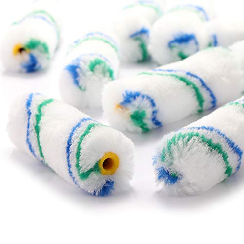 NANJA 4" Paint Roller Tray Set Mini Tray,Frame10 Premium Covers for Edges