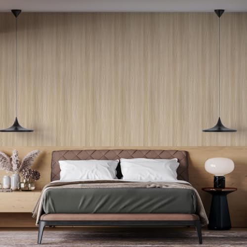 Wood Grain Contact Paper Walnut Wood Peel and Stick Wallpaper - color: Walnut, size: 15.7" x 196"