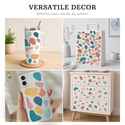 720 Pcs Boho Terrazzo Stickers - style: Terrazzo