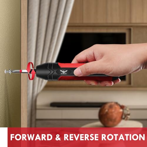 3.6V Electric Screwdriver Rechargeable, Cordless Screwdriver - color: Red-36pcs