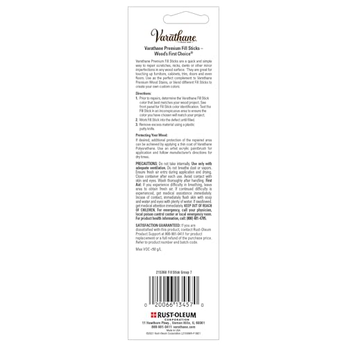 Varathane Wood Fill Stick, .5 oz, Cabernet/Black Cherry