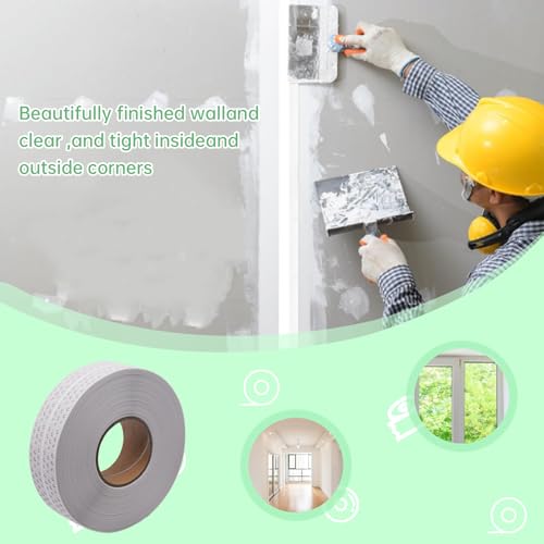 AnRui Self‑Adhesive Drywall Corner Bead, 1.97" x 131.2′, 1‑Pack
