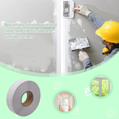 AnRui Self‑Adhesive Drywall Corner Bead, 1.97" x 131.2′, 1‑Pack