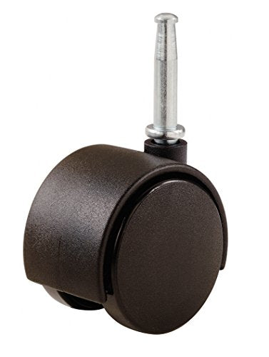 Shepherd Hardware 9402 1-5/8-Inch Office Chair Caster, Twin Wheel, 5/16-Inch Stem Diameter, 40-lb Load Capacity, 2-Pack - style: 1-5/8" wheel, 5/16" x 1-1/2" grip-neck stem