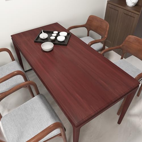JSEVEM 16"×197" Cherry Wood Wallpaper Peel and Stick Red Brown Wood Grain Contact Paper Waterproof Mahogany Wood Wallpaper Adhesive Vinyl Wrap Furniture Stickers for Kitchen Cabinets Table Dresser - color: Red Brown, size: 16" x 197"