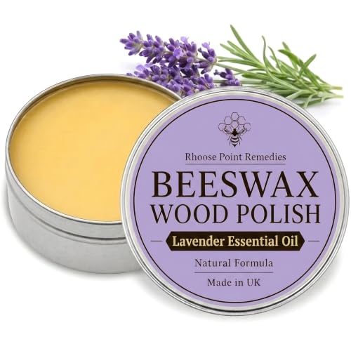 Beeswax Polish for Wood & Furniture with Lavender - Food Safe - 3.5 Fl Oz