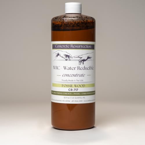 Cement Stain Concentrate - Fossil Wood (32 Ounce) - color: Fossil Wood, size: 32 ounce
