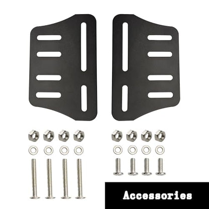2PCS Heavy Duty Bed Frame Brackets for Headboard and Footboard, Modi-Plate Adapter/Connector for Bed Frame Modification