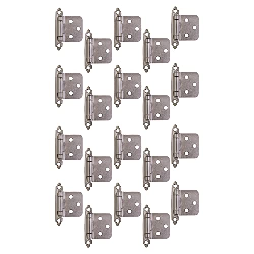 Design House Cabinet Overlay Hinge, Satin Nickel - color: Satin Nickel