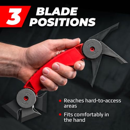 GRAFF Sealant Removal Knife with Adjustable Heads for Silicone Caulk