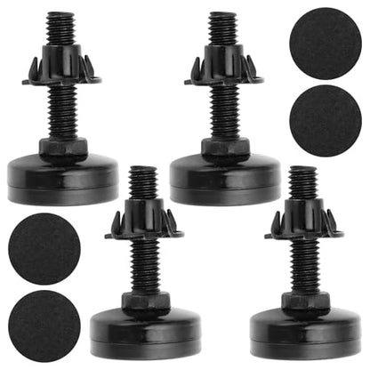 Luomorgo Adjustable Leveling Feet with T-Nut, 4 Pcs, 3/8"-16 x 1.5
