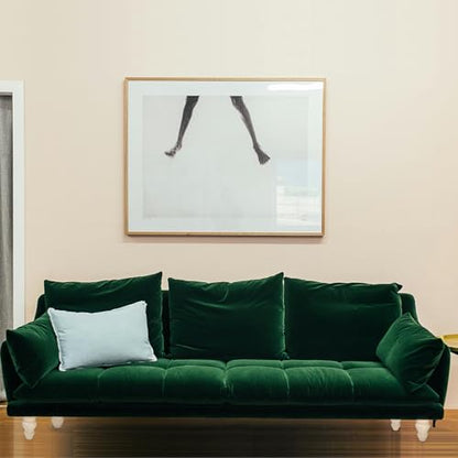 5 Inch Wood Furniture Legs Set of 4 Round Bun Feet Unfinished Replacement - size: 5inch