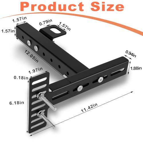 2 Pack Adjustable Headboard Brackets | Universal Headboard Brackets