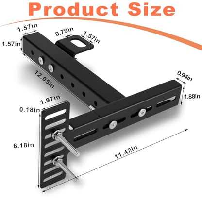 2 Pack Adjustable Headboard Brackets | Universal Headboard Brackets