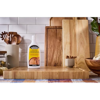 Minwax Food-Grade Wood Oil & Conditioner, 12 fl. oz.