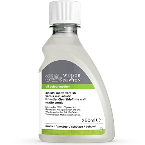 Winsor & Newton Professional Artists' Matt Varnish, 250ml Bottle - color: Matt Varnish, style: 8.4-oz Bottle