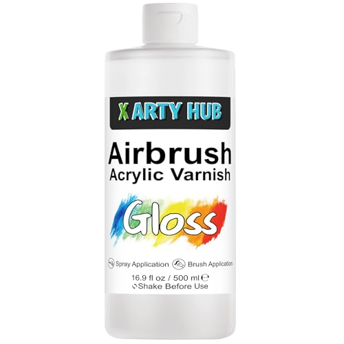 Acrylic Varnish High Gloss, 16.9 fl oz Acrylic Paint Sealer - color: Gloss, size: 16.9 fl oz