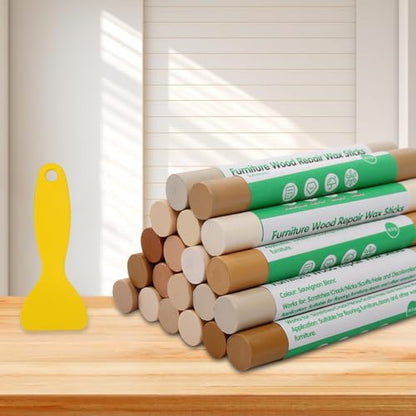 Furniture Markers Touch Up, 20 Colors Wood Filler Sticks- Brown Series - color: Brown Series