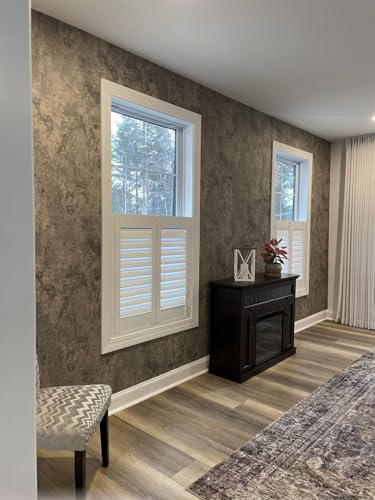 32x590in Extra Wide Grey Concrete Wallpaper Peel and Stick 3D Cement Look Contact Paper Matte Thicken Adhesive Waterproof Vinyl Wall Sticker for Bedroom Living Room Retro Industrial Style Earthy Grey - color: Earthy Gray, size: 32" x 590"