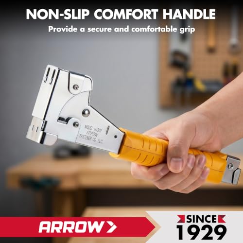 Arrow T50 Heavy-Duty Staple Gun, Manual Stapler - size: (1-Pack)
