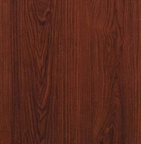 CiCiwind Contact Paper Wood Grain Wallpaper Red Brown Wall Paper Peel and Stick Removable Self Adhesive Thicken Textured Decoral Cabinets Drawer Countertop Waterproof Easy to Clean 78.7”x17.7” - size: 17.7" x 78.7"